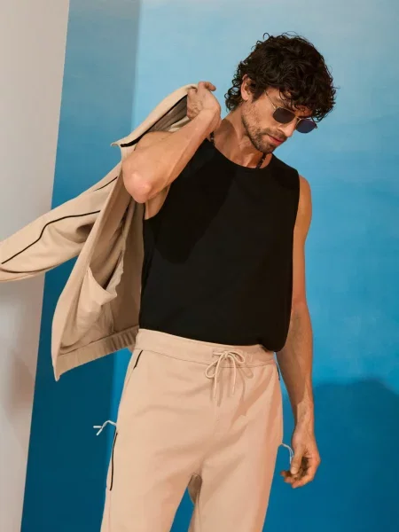 Спортивні штани джогери бежевий