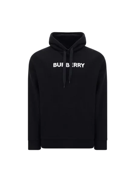 Bluza z kapturem Burberry z kapturem czarna