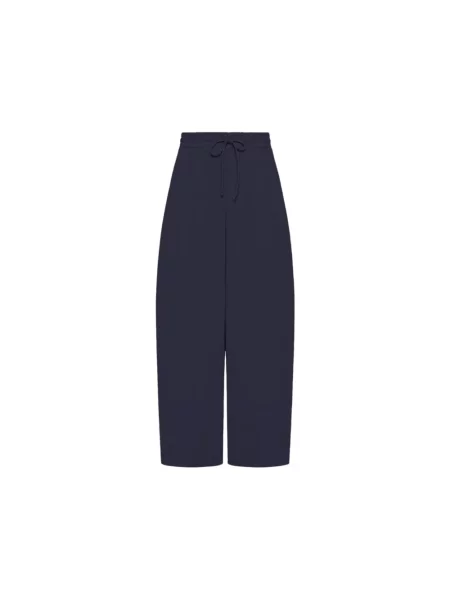 Spodnie Max Mara niebieskie