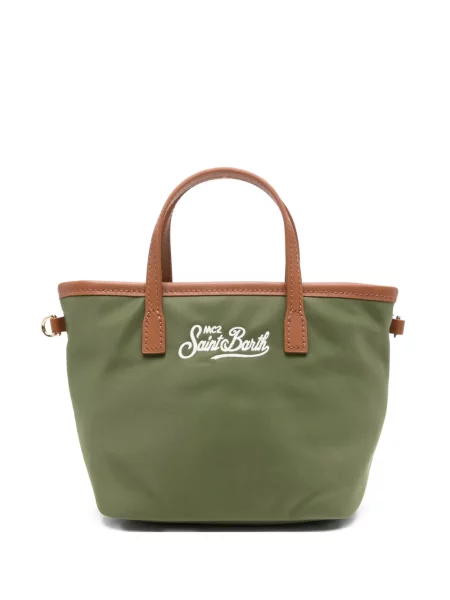 Geantă shopper Mc2 Saint Barth verde