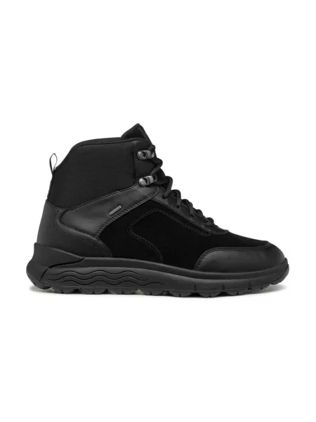 Geox botine D SPHERICA B ABX femei cu plat negru