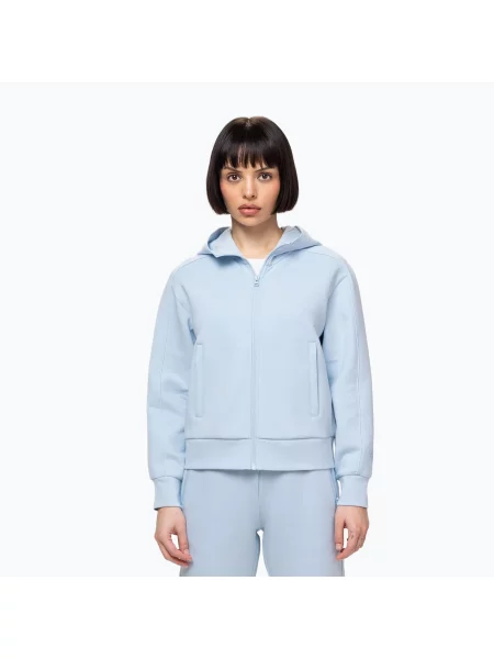 Bluză pentru femei Pitbull Discovery Hooded Zip frosted blue albastru