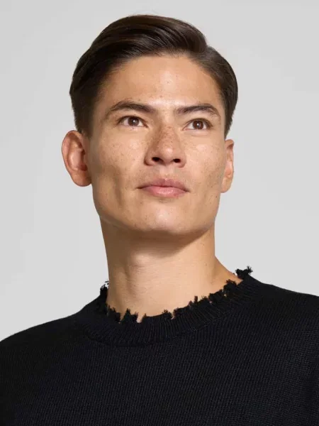 Bluza z prążkowanymi wykończeniami model ‘Ilari’ Don't Waste Culture czarna