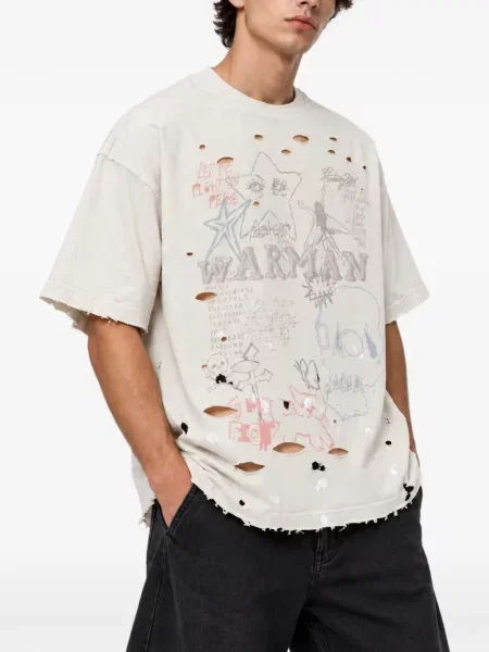 Tricou Warman zdrențuiți