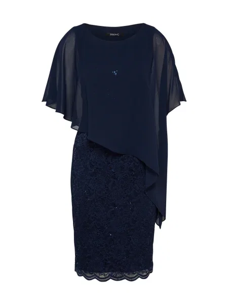 Swing Rochie cocktail Bleumarin