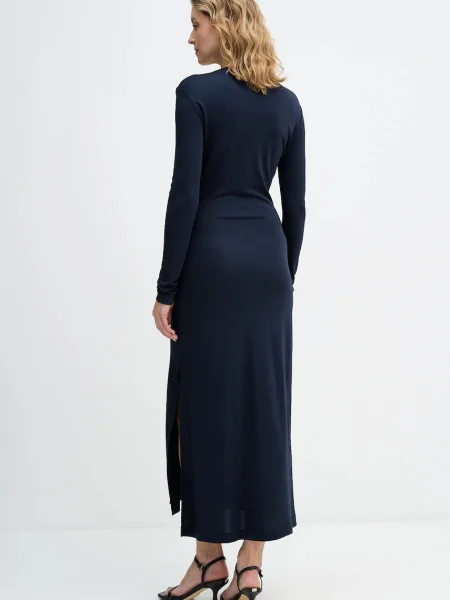 Sisley rochie bleumarin maxi mulată albastru