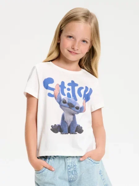 Sinsay Tričko Stitch krémová