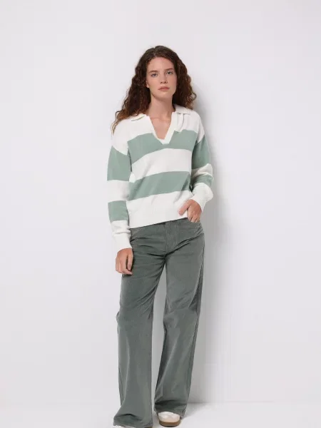 Штани Colin’s комбінований верх зелений