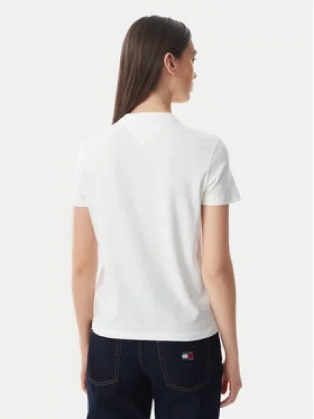 Tommy Jeans Póló Heritage Logo fehér