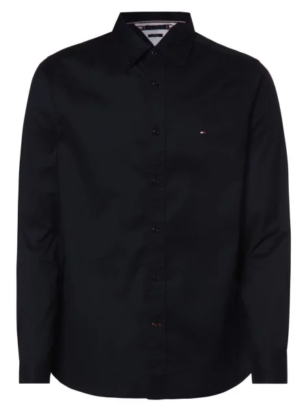 Tommy Hilfiger Koszula Mężczyźni jednolity button down M niebieski