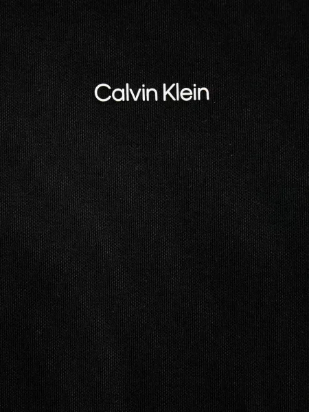Calvin Klein póló férfi elasztánnal fekete