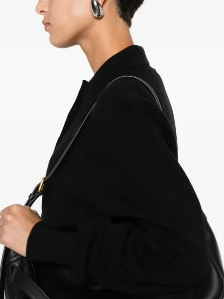 Top Róhe tricotate negru