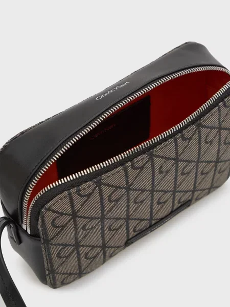 Жакардова сумка Calvin Klein сіра