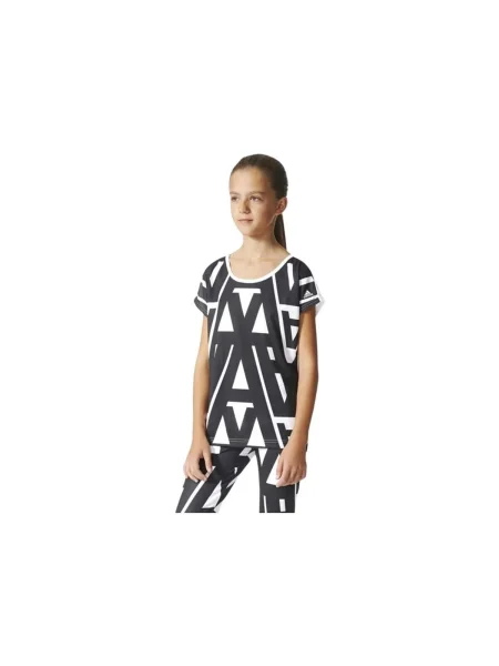 Tricou copii Adidas alb