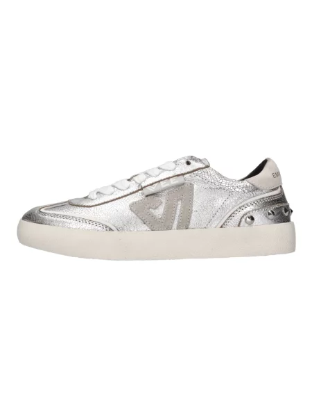 Sneakersy Emanuélle Vee skórzane szare