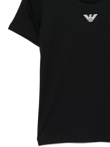 Dětské tričko Emporio Armani černé