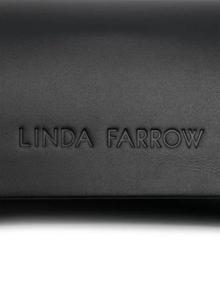 Ochelari de soare Linda Farrow din piele negru