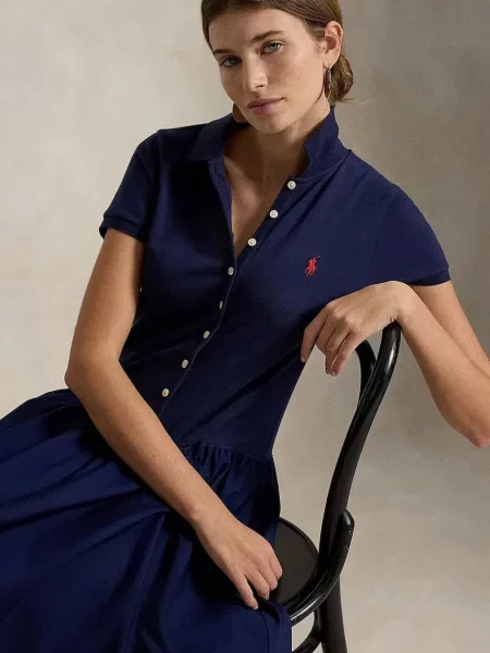 Расклешенное платье Polo Ralph Lauren