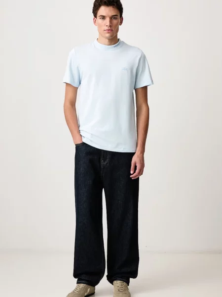 Lacoste tricou pentru bărbați cu albastru