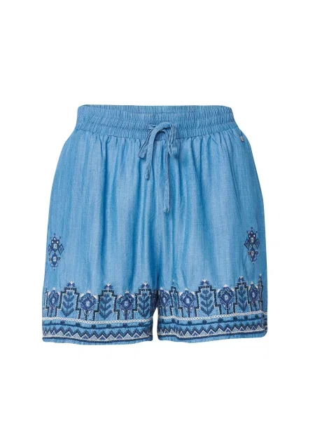 KOROSHI Kavbojke mornarska / moder denim bela