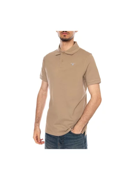Koszulka polo o kroju Regular Fit z czystej bawełny Barbour brązowa