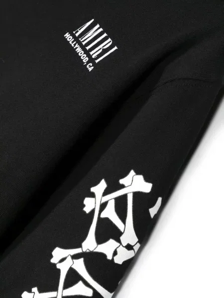 Bluza z kapturem dziecięca Amiri czarna