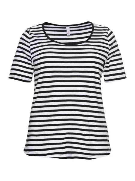 SHEEGO Tricou negru alb