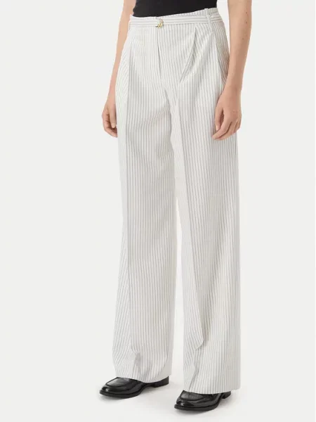 HUGO Штани з тканини Hejuly білий