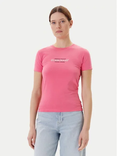 Tričko Guess Jeans bílé