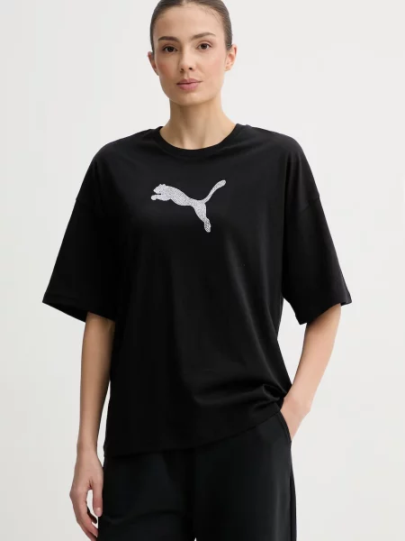 Puma tričko GRAPHIC černé