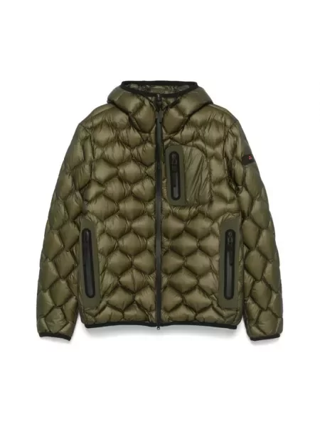 Pikowana kurtka puchowa Peuterey zielona