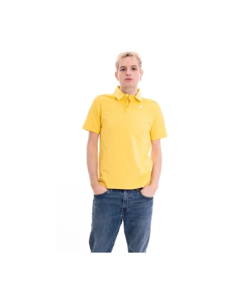 Koszulka polo K-way żółta