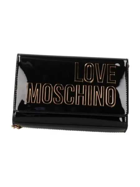 Love Moschino torebka z imitacji skóry czarna