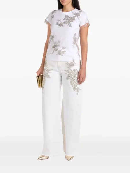 Pantaloni Marques'almeida clasici alb