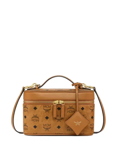 Geantă shopper Mcm cu imagine maro