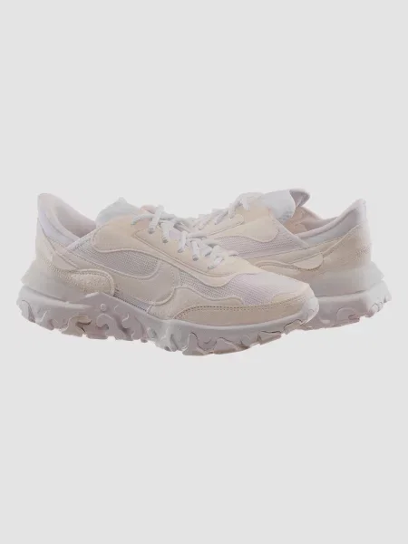 Кожаные кроссовки Nike React белые