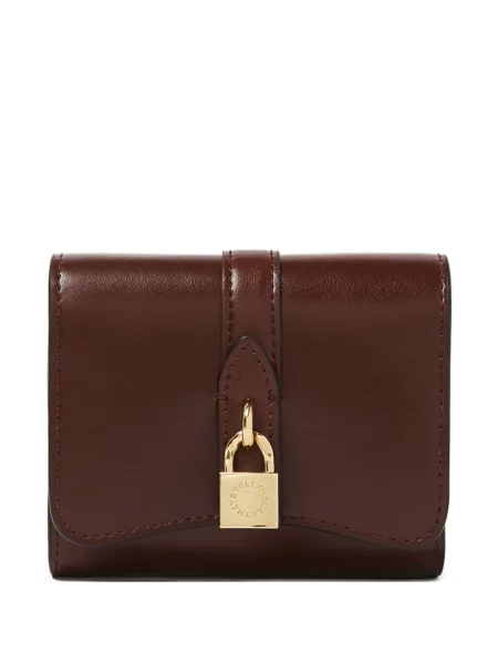 Portofel Stella Mccartney cu autograf maro