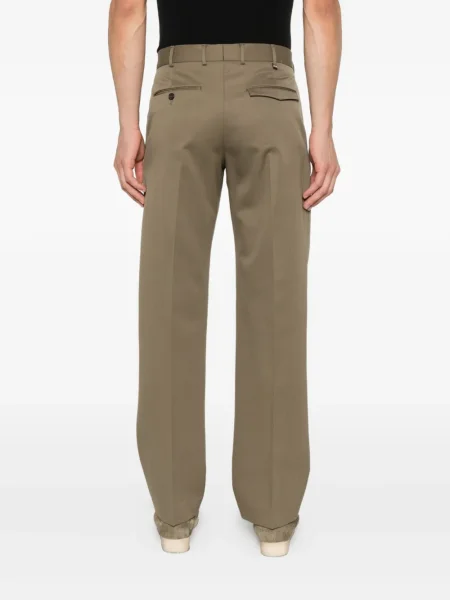 Pantaloni Pt Torino de lână verde