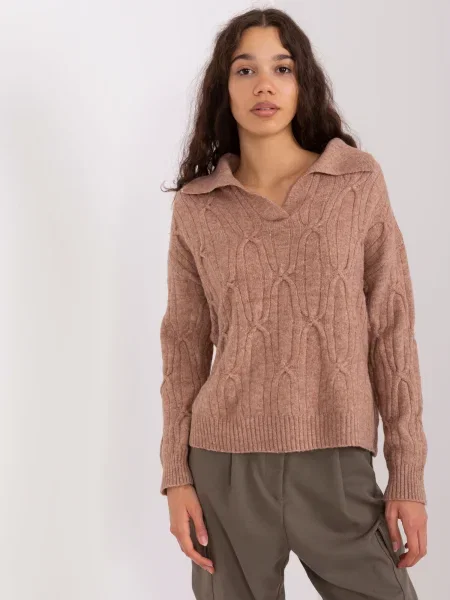 Pulover Fashionhunters maro