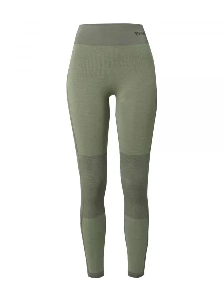 Hummel Pantaloni sport kaki / oliv / negru