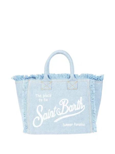 Geantă shopper Mc2 Saint Barth albastru