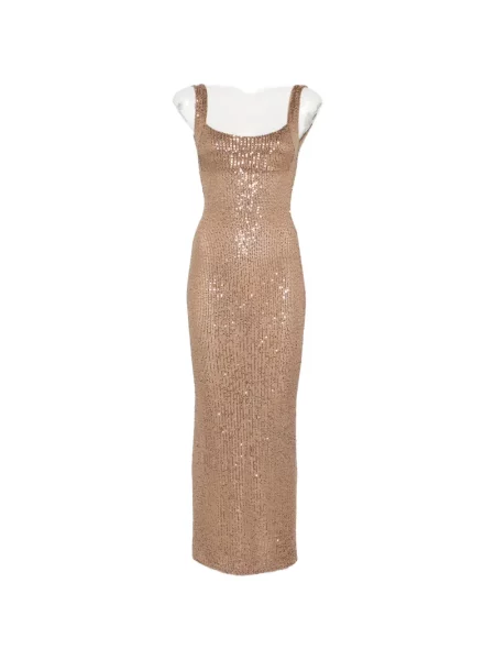 Maxi rochie maxi Atu Body Couture cu paiete de costum maro