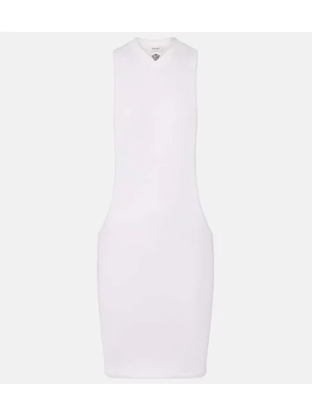 Rochie Versace din jerseu alb