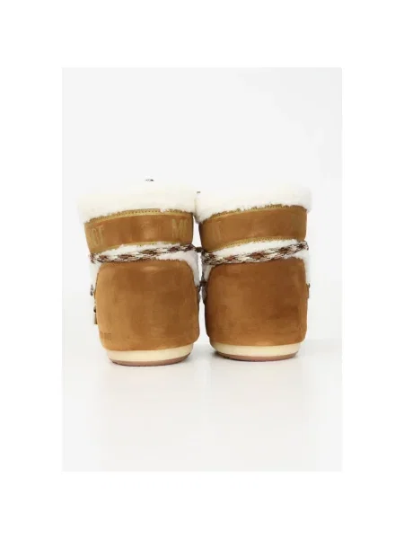Śniegowce Moon Boot Icon Low Shearling whisky/off white brązowe
