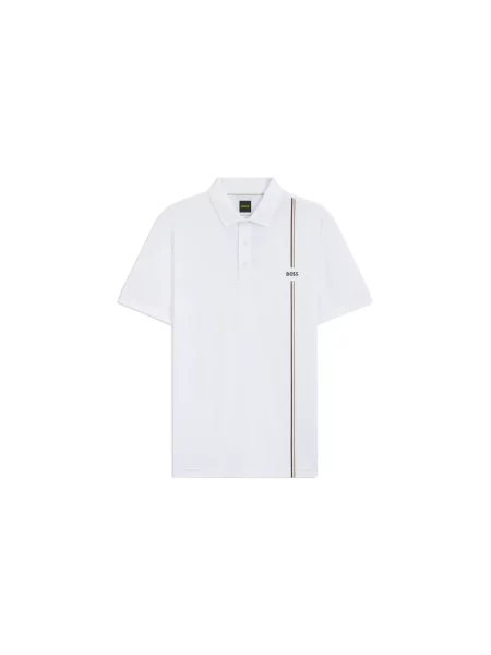 Koszulka polo Boss biała