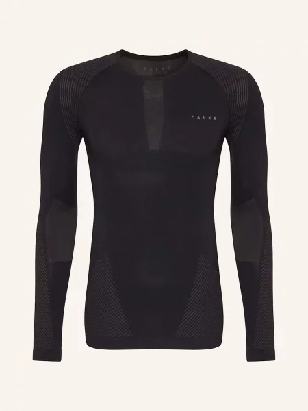 Falke Koszulka Funkcyjna Warm schwarz czarna