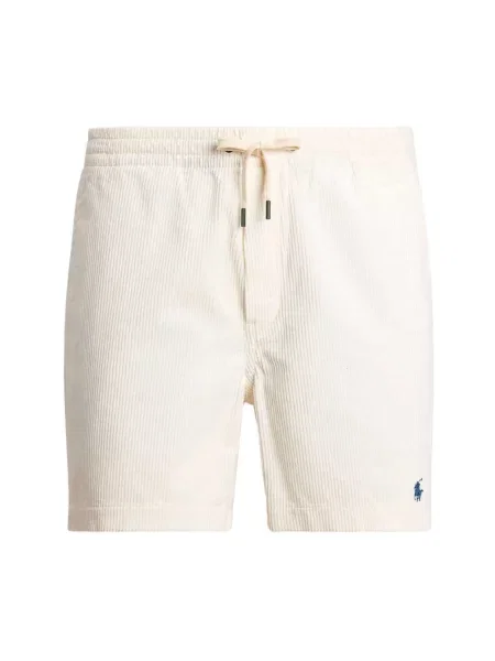 Szorty Polo Ralph Lauren sztruksowe białe
