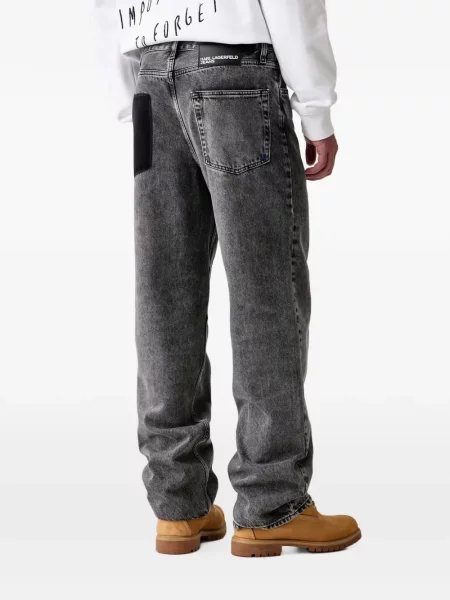 Jeansy Karl Lagerfeld Jeans szare