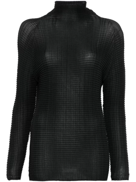 Top Issey Miyake plisowany czarny