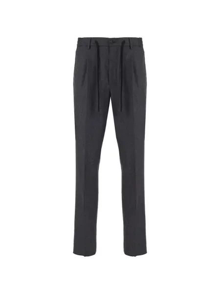 Pantaloni Tagliatore cu cordon gri